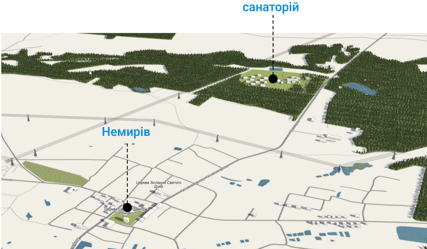 Карта локації Немирів